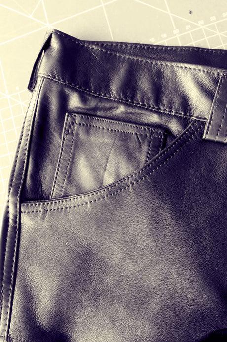 Leather Short Shorts