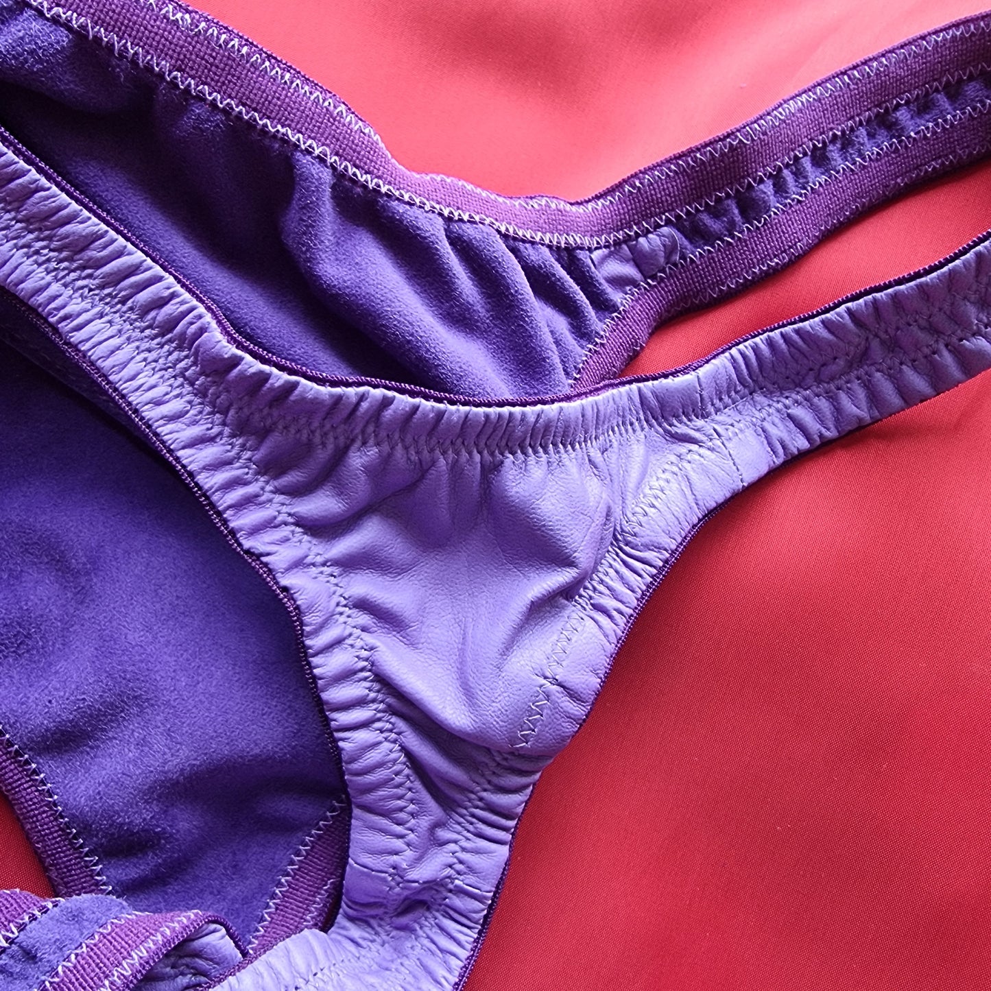 Men's Zip Thong size 32/S Lilac