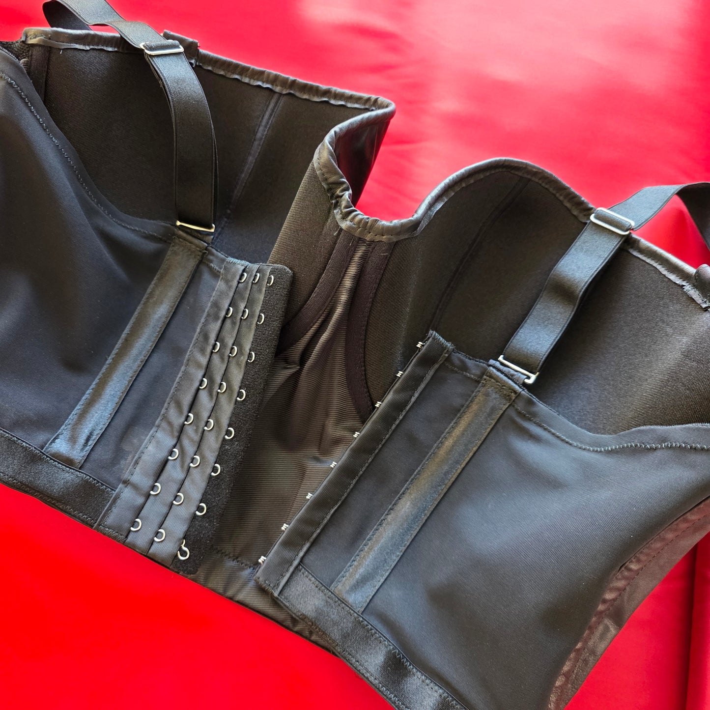 Longline Leather Balcony Bra 38FF