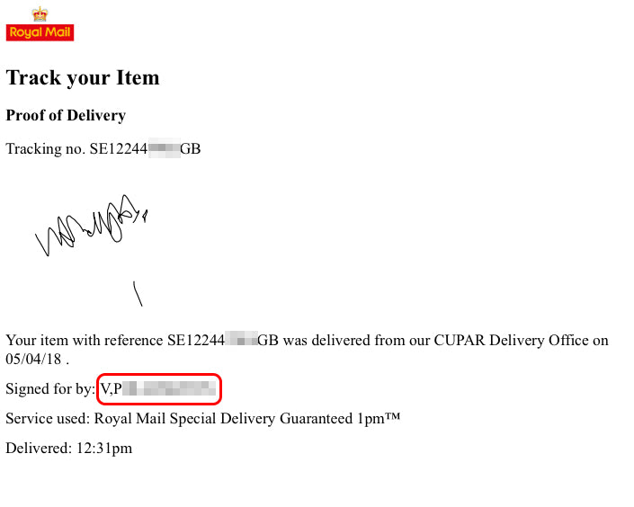 Postage UK