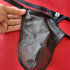 Men's String size S/32 Perforated Black- was £65