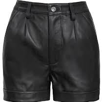 Leather Safari Shorts