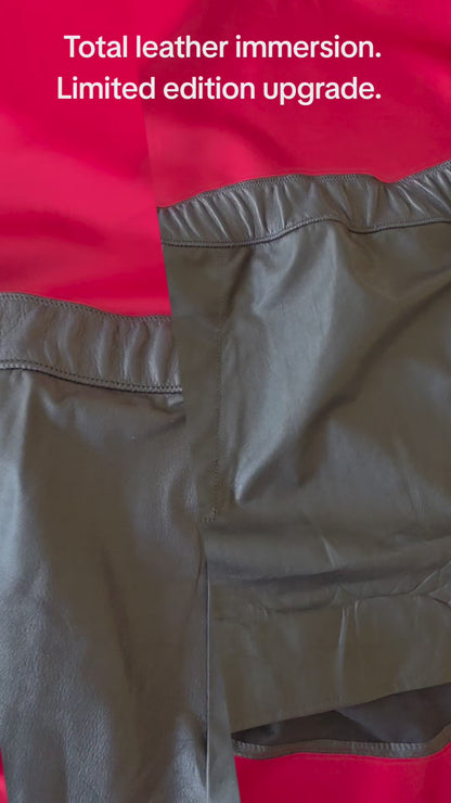 NEW! Total Immersion: Glove Leather Covered Waistband Boxers