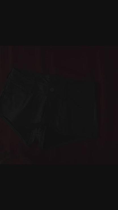 The Leather Booty Shorts size UK8 Studio Sample