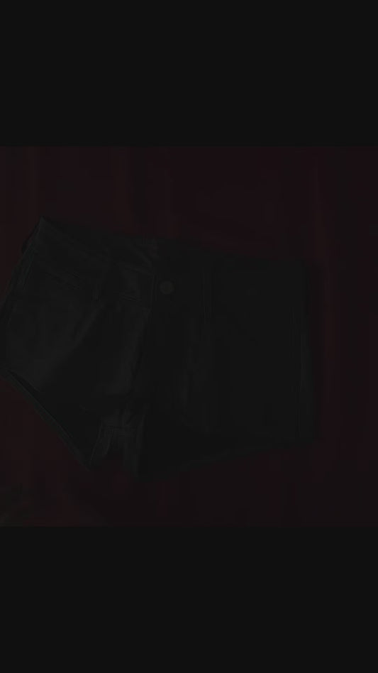 The Leather Booty Shorts size UK8 HIGH WAIST Studio Sample