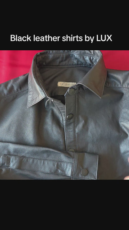 The Tailored Leather Shirt