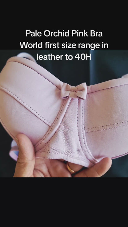 Pink Leather Balcony Bra 32D  — perfect condition
