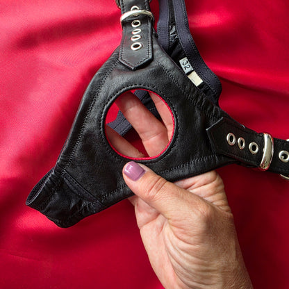Men's Leather Lined Buckle Squeeze Thong Almost Perfect