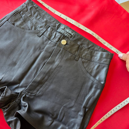 EsES Pantalones de cuero blando cazador