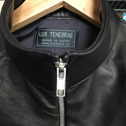 The Leather Turtle Neck Close-fit T-Shirt