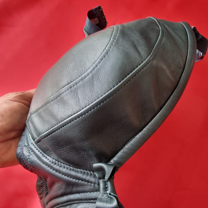 Dark Green Leather T-Shirt Bra - 34G (Pristine)