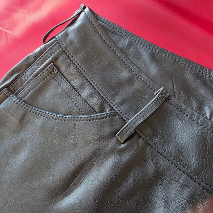 The Leather Booty Shorts size UK8 Studio Sample