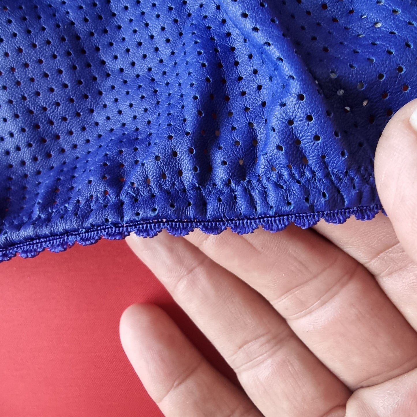 Kiss Kiss String Perforated Royal Blue size 12