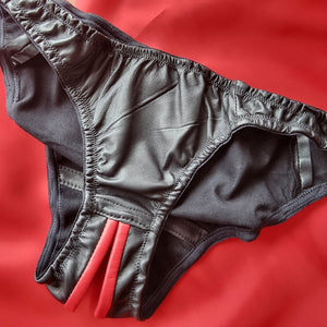 Ouvert Black with red lips sizes 10 & 14 - was £109