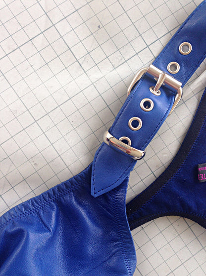 Men's Leather Buckle Thong