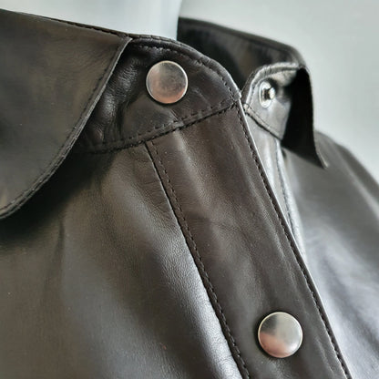 The Tailored Leather Shirt