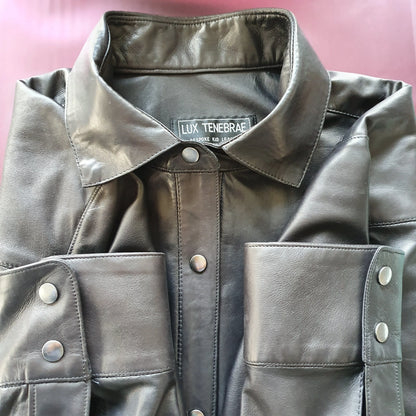 The Tailored Leather Shirt
