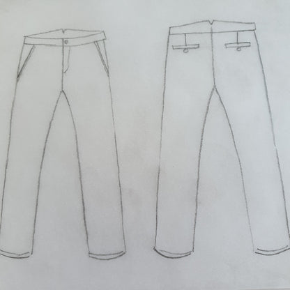 The Softest Leather Chinos