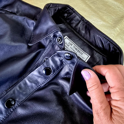 The Tailored Leather Shirt