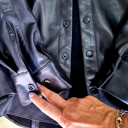 The Tailored Leather Shirt