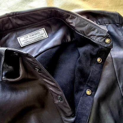 The Tailored Leather Shirt