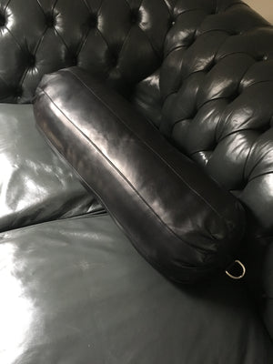 高級レザーボルスタークッション