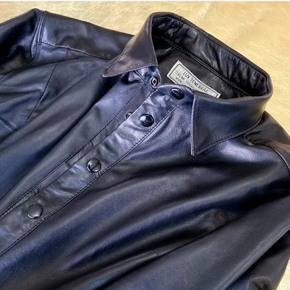 The Tailored Leather Shirt