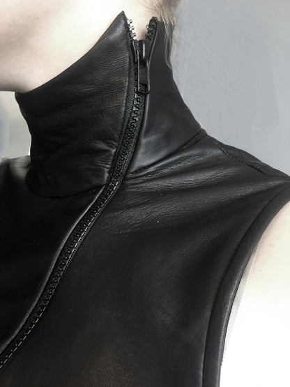 Sparta Minimalist Leather Vest