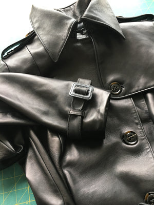 Soft Leather Trench Coat -From £2750