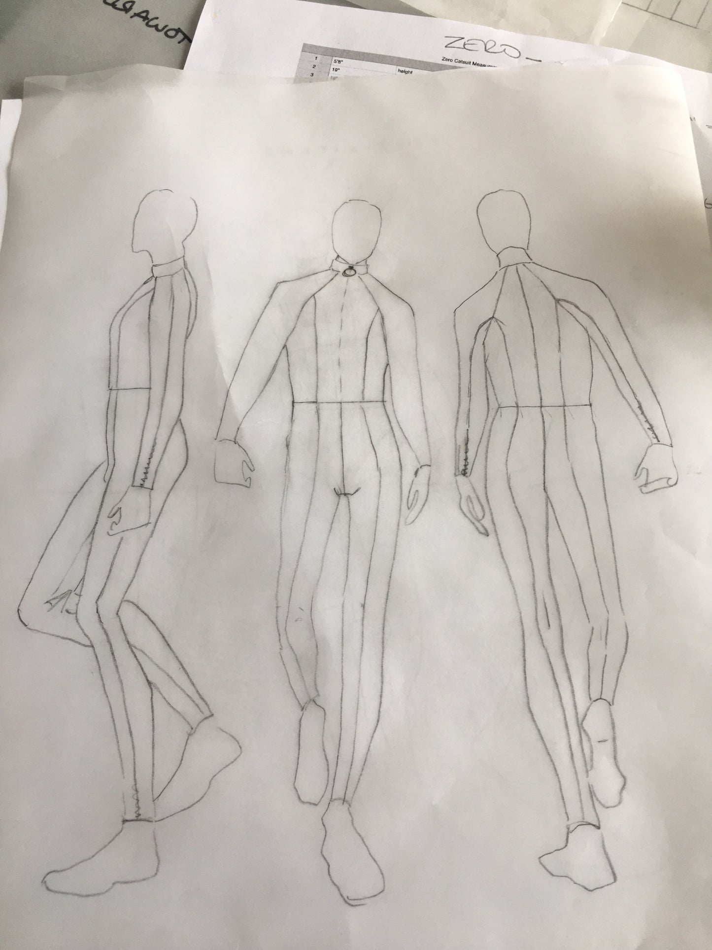 Catsuit de cuero de guante de la señorita Peel