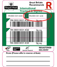 Postage EU area