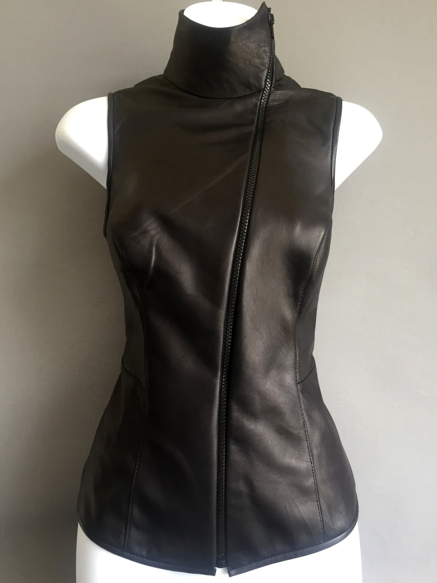 Sparta Minimalist Leather Vest
