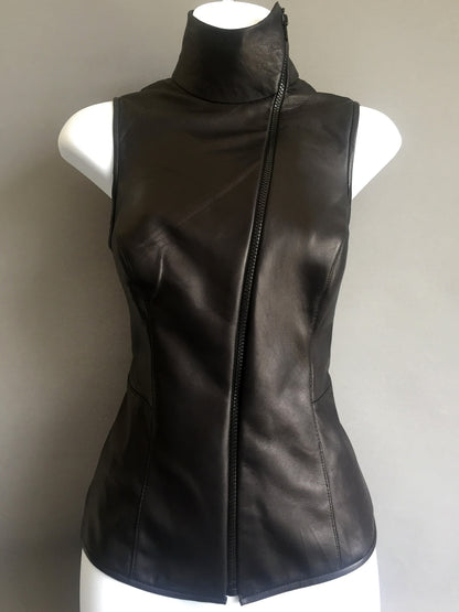 Sparta Minimalist Leather Vest