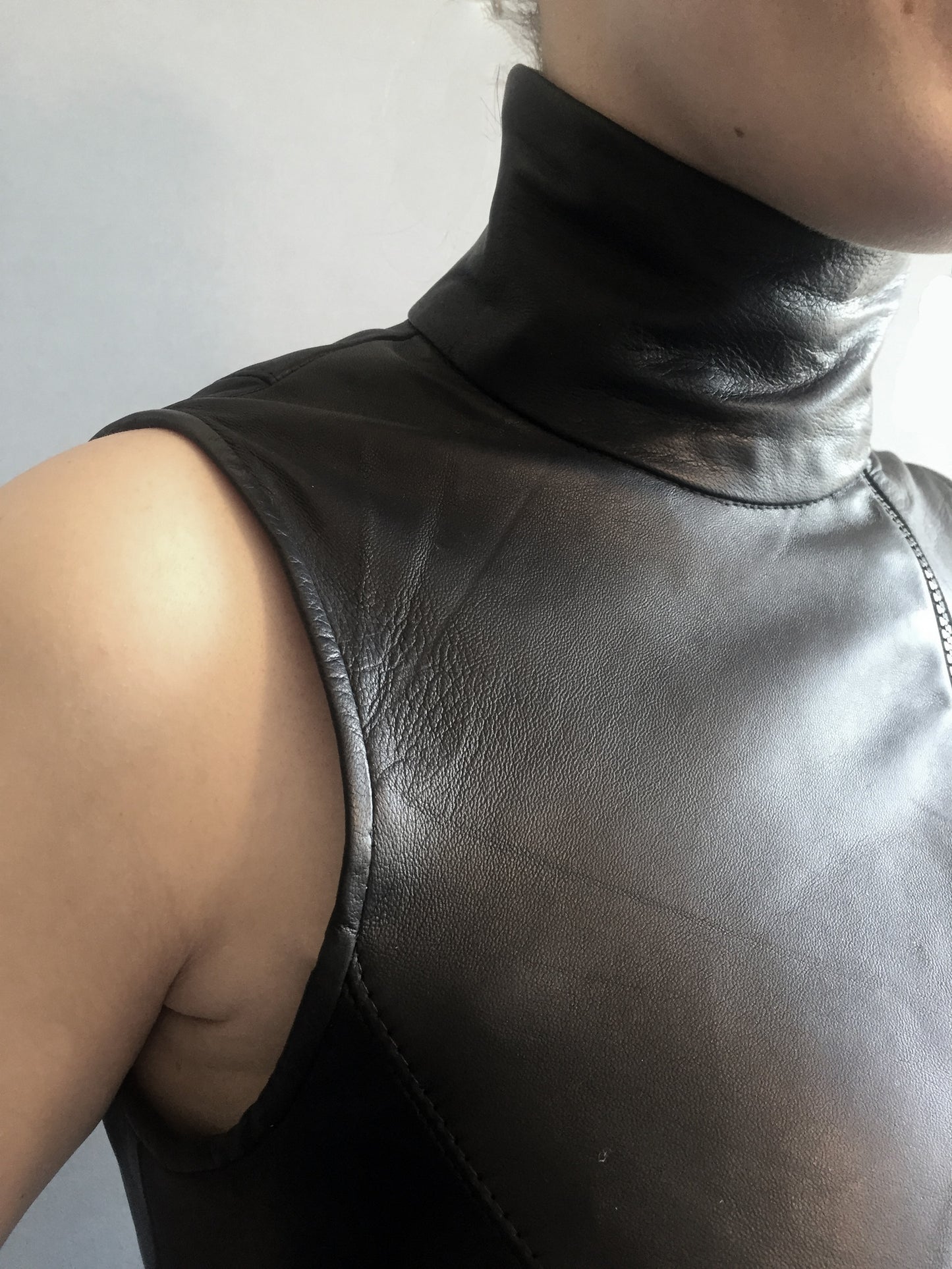 Sparta Minimalist Leather Vest