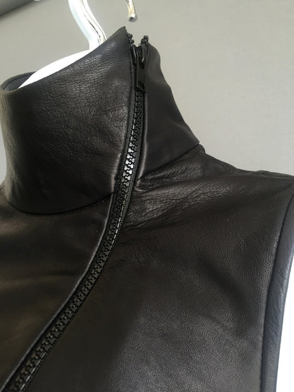 Sparta Minimalist Leather Vest